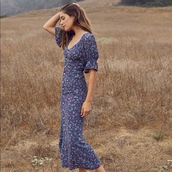 ▪️sold▪️nwt christy dawn dress lennon berry blue - Picture 2 of 7